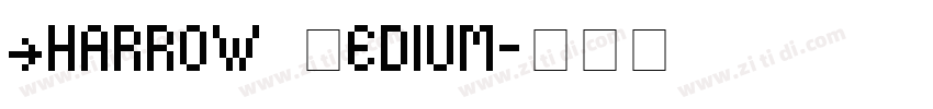 Charrow Medium字体转换